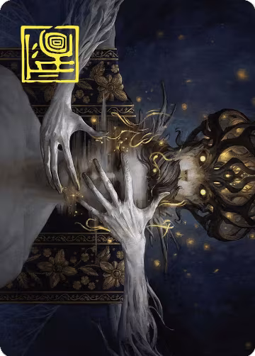 Ego Drain Art Card (Gold-Stamped Signature) (12), Art Series: Wilds of Eldraine — Magic card price