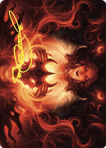 Witch's Mark Art Card (Gold-Stamped Signature) (21), Art Series: Wilds of Eldraine — Magic card price