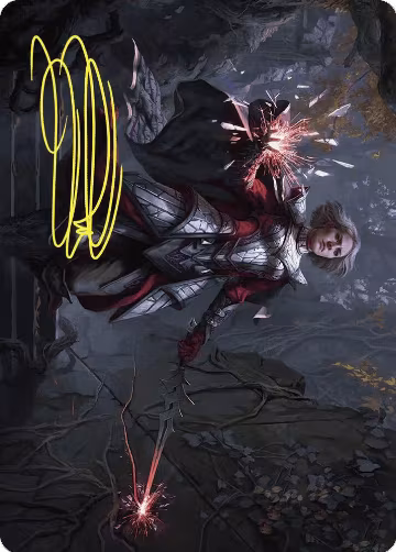 Rowan, Scion of War Art Card (31/81) (Gold-Stamped Signature) (31), Art Series: Wilds of Eldraine — Magic card price