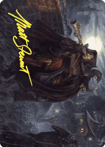 Totentanz, Swarm Piper Art Card (Gold-Stamped Signature) (33), Art Series: Wilds of Eldraine — Magic card price