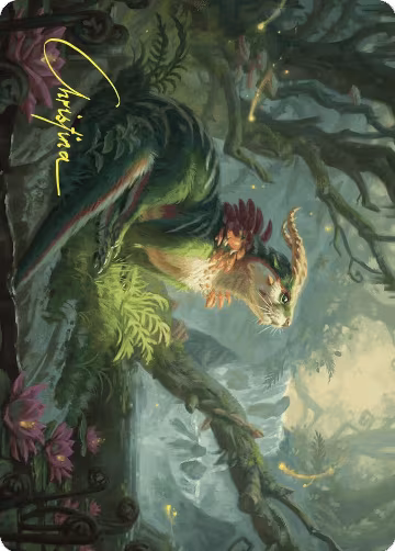 Elusive Otter Art Card (Gold-Stamped Signature) (37), Art Series: Wilds of Eldraine — Magic card price