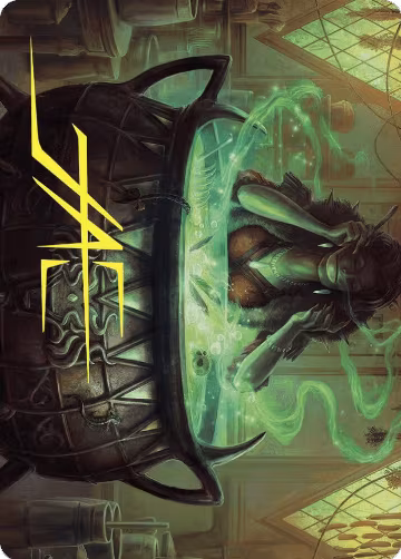 Agatha's Soul Cauldron Art Card (Gold-Stamped Signature) (42), Art Series: Wilds of Eldraine — Magic card price