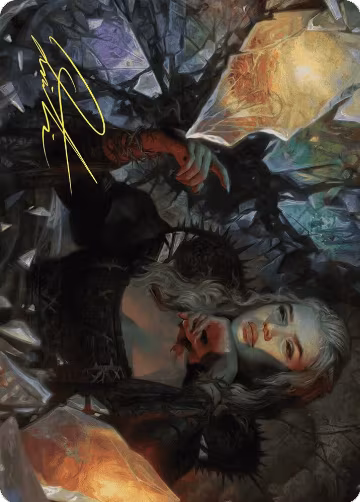 Prophetic Prism Art Card (Gold-Stamped Signature) (45), Art Series: Wilds of Eldraine — Magic card price