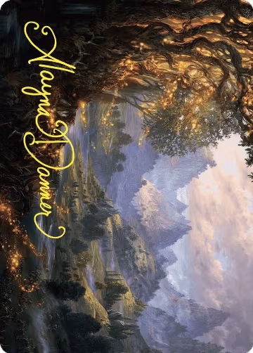 Evolving Wilds Art Card (Gold-Stamped Signature) (47), Art Series: Wilds of Eldraine — Magic card price