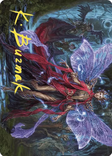 Tegwyll, Duke of Splendor Art Card (Gold-Stamped Signature) (48), Art Series: Wilds of Eldraine — Magic card price