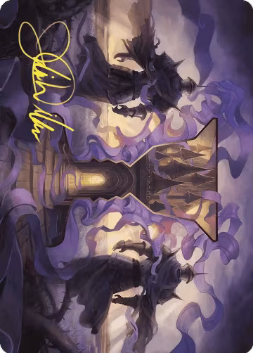 Court of Locthwain Art Card (Gold-Stamped Signature) (53), Art Series: Wilds of Eldraine — Magic card price