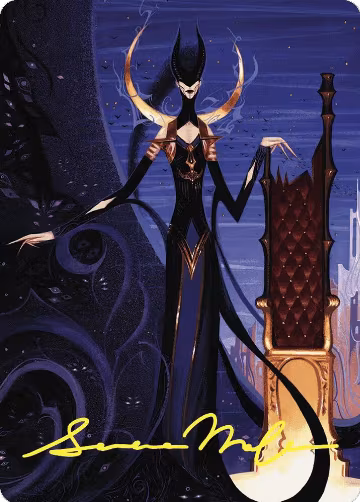 Ashiok, Wicked Manipulator Art Card (57/81) (Gold-Stamped Signature) (57), Art Series: Wilds of Eldraine — Magic card price