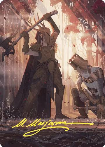 Karmic Justice Art Card (Gold-Stamped Signature) (62), Art Series: Wilds of Eldraine — Magic card price