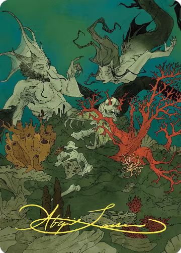 Curiosity Art Card (Gold-Stamped Signature) (65), Art Series: Wilds of Eldraine — Magic card price