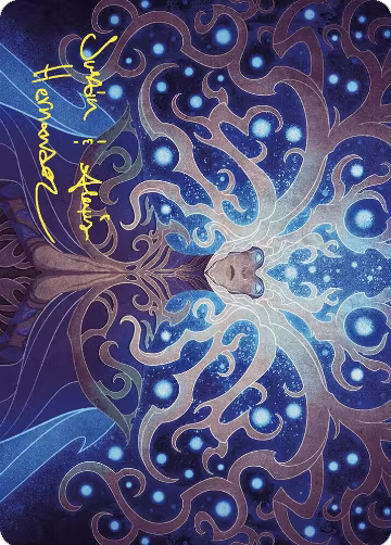 Omniscience Art Card (Gold-Stamped Signature) (68), Art Series: Wilds of Eldraine — Magic card price