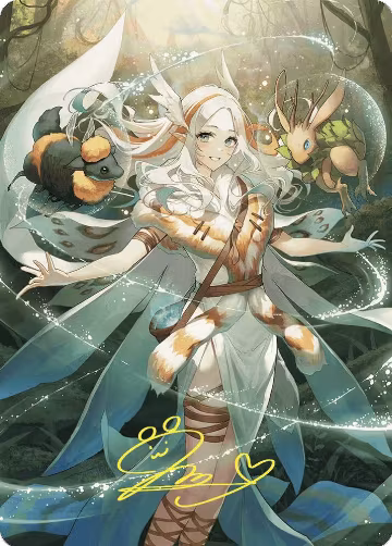 Greater Auramancy Anime Art Card (Gold-Stamped Signature) (76) — card price