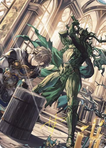 Karmic Justice Anime Art Card (Gold-Stamped Signature) (77), Art Series: Wilds of Eldraine — Magic card price