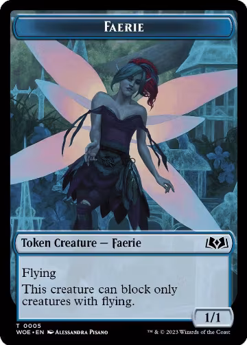 Faerie Token (5), Wilds of Eldraine — Magic card price