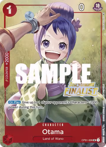Otama (Online Regional 2023) [Finalist] (OP01-006), One Piece Promotion Cards — One Piece card price