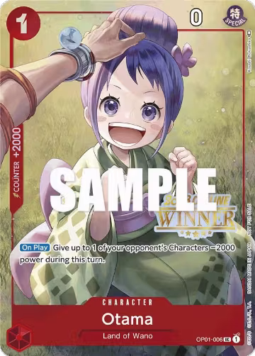 Otama (Offline Regional 2023) [Winner] (OP01-006), One Piece Promotion Cards — One Piece card price