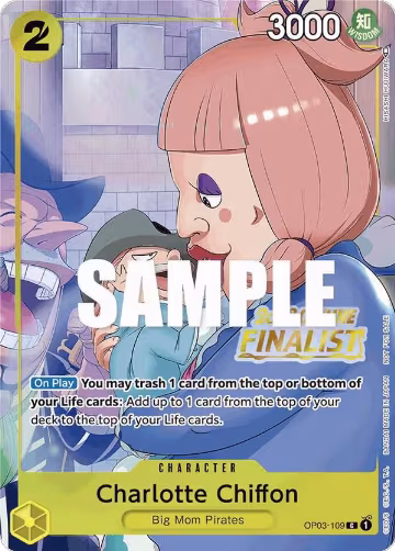 Charlotte Chiffon (Offline Regional 2023) [Finalist] (OP03-109), One Piece Promotion Cards — One Piece card price
