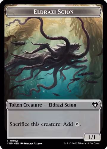 Eldrazi Scion // Construct (0042) Double-Sided Token (2 // 42), Commander Masters — Magic card price