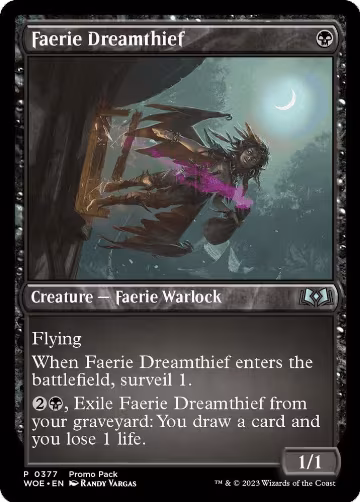 Faerie Dreamthief (377), Promo Pack: Wilds of Eldraine — Magic card price