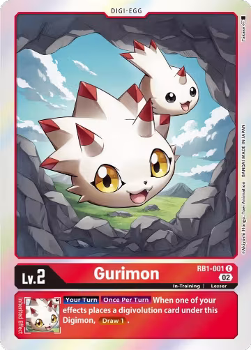 Gurimon (RB1-001 C), Resurgence Booster — Digimon card price