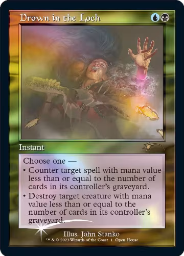 Drown in the Loch (Retro Frame) (1), Open House Promos — Magic card price