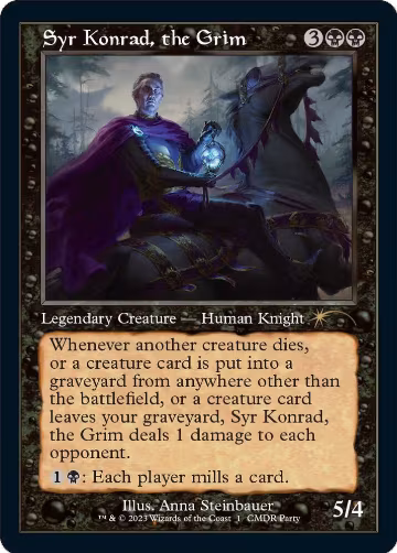Syr Konrad, the Grim (Retro Frame) (1), WPN & Gateway Promos — Magic card price