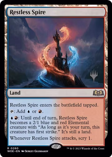 Restless Spire (260), Promo Pack: Wilds of Eldraine — Magic card price