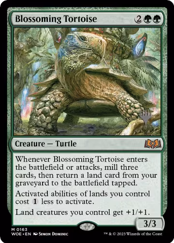 Blossoming Tortoise (163) — card price