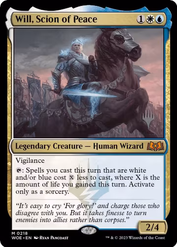 Will, Scion of Peace (218), Promo Pack: Wilds of Eldraine — Magic card price