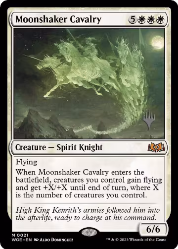 Moonshaker Cavalry (21), Promo Pack: Wilds of Eldraine — Magic card price