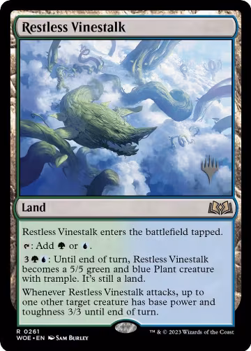 Restless Vinestalk (261), Promo Pack: Wilds of Eldraine — Magic card price