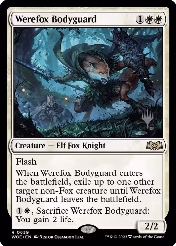 Werefox Bodyguard (39), Promo Pack: Wilds of Eldraine — Magic card price