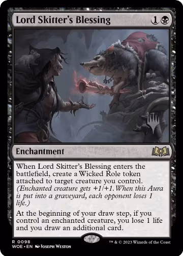 Lord Skitter's Blessing (98), Promo Pack: Wilds of Eldraine — Magic card price