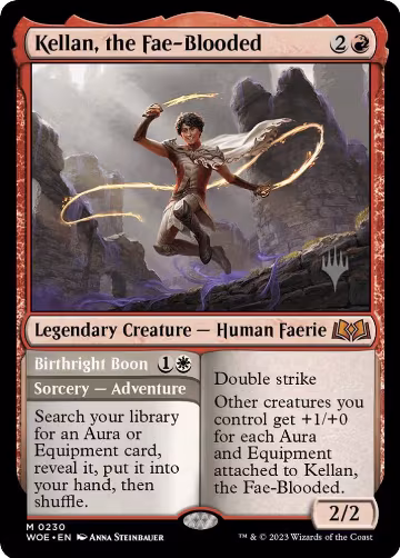 Kellan, the Fae-Blooded (230), Promo Pack: Wilds of Eldraine — Magic card price