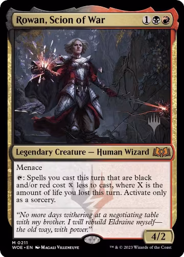 Rowan, Scion of War (211) — card price