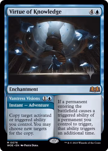 Virtue of Knowledge (76), Promo Pack: Wilds of Eldraine — Magic card price