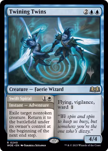 Twining Twins (240), Promo Pack: Wilds of Eldraine — Magic card price