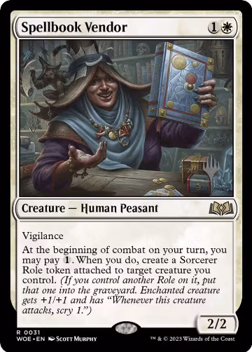 Spellbook Vendor (31), Promo Pack: Wilds of Eldraine — Magic card price