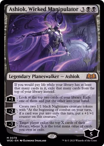 Ashiok, Wicked Manipulator (78), Promo Pack: Wilds of Eldraine — Magic card price