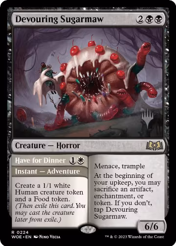 Devouring Sugarmaw (224), Promo Pack: Wilds of Eldraine — Magic card price