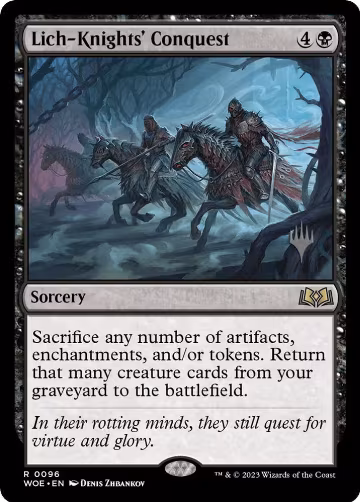 Lich-Knights' Conquest (96), Promo Pack: Wilds of Eldraine — Magic card price