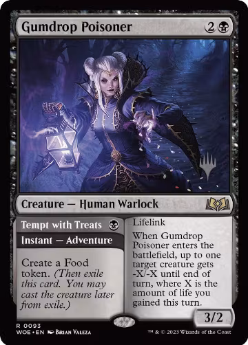 Gumdrop Poisoner (93), Promo Pack: Wilds of Eldraine — Magic card price