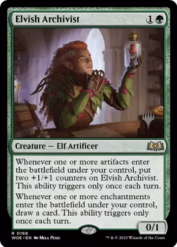 Elvish Archivist (168), Promo Pack: Wilds of Eldraine — Magic card price