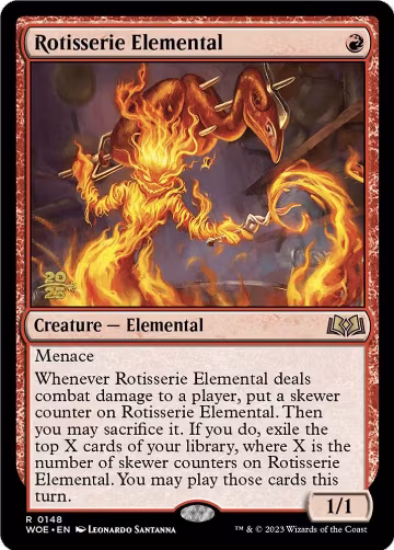 Rotisserie Elemental (148), Prerelease Cards — Magic card price