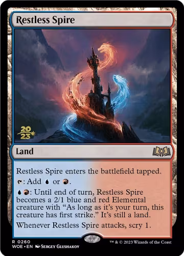 Restless Spire (260), Prerelease Cards — Magic card price