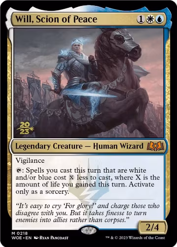 Will, Scion of Peace (218), Prerelease Cards — Magic card price
