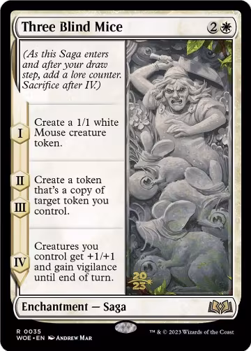 Three Blind Mice (35), Prerelease Cards — Magic card price