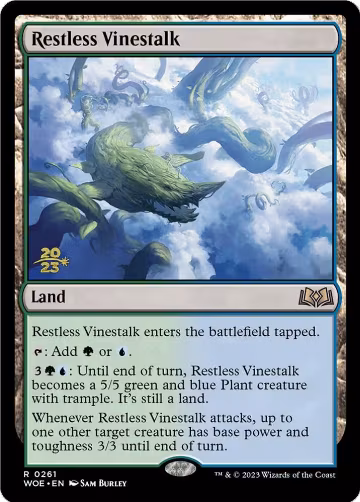 Restless Vinestalk (261), Prerelease Cards — Magic card price