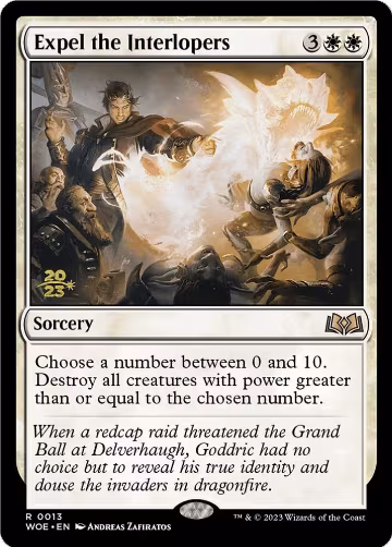 Expel the Interlopers (13), Prerelease Cards — Magic card price