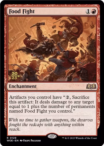 Food Fight (129), Prerelease Cards — Magic card price