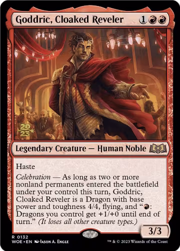 Goddric, Cloaked Reveler (132), Prerelease Cards — Magic card price
